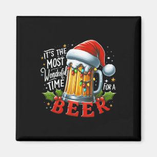 Aimant Père Noël C'est le moment le plus merveilleux pour