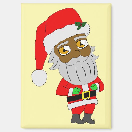 Aimant Père Noël Chibi (Recto)
