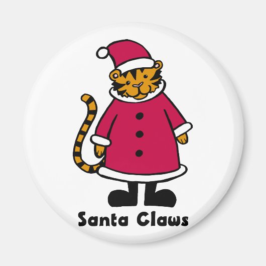 Aimant Père Noël Claws Tiger (Devant)