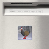 Aimant Père Noël coq noir (In Situ (Lave-vaisselle))