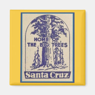 Aimant Père Noël Cruz Califonia - Maison des grands arbre