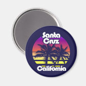 Aimant Père Noël Cruz Californie (Recto/Verso)
