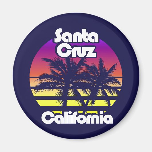 Aimant Père Noël Cruz Californie (Devant)