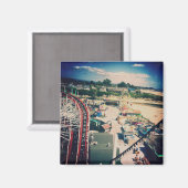 Aimant Père Noël Cruz Giant Dipper Rollercoaster (Recto/Verso)