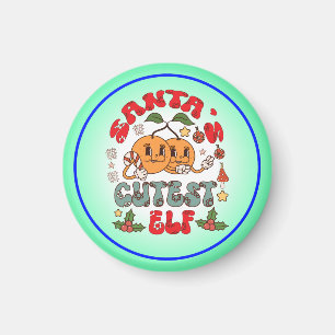 Aimant Père Noël Cutest Elf Sublimation-80881