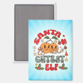 Aimant Père Noël Cutest Elf Sublimation-80881 (Recto/Verso)