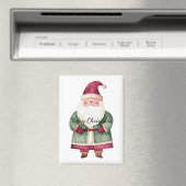 Aimant Père Noël de Noël Rouge Vert (In Situ (Lave-vaisselle))