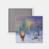 AIMANT PÈRE NOËL DES GNOMES (Recto/Verso)