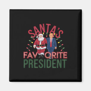 Aimant Père Noël Favori du président Trump Noël