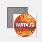 Aimant Père Noël Fe Désert Vers Les Montagnes (Recto/Verso)