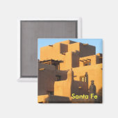 Aimant père Noël Fe New Mexico (Recto/Verso)