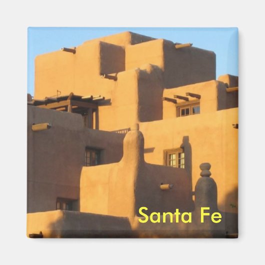 Aimant père Noël Fe New Mexico (Devant)