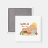 Aimant Père Noël Fe Nouveau-Mexique (Recto/Verso)