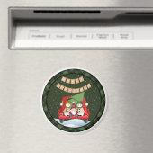 Aimant Père Noël Gnome et Snowmen (In Situ (Lave-vaisselle))