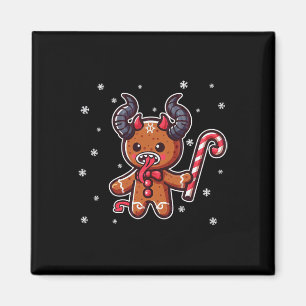 Aimant Père Noël Krampus Bonhomme en pain d'épices Pyjama