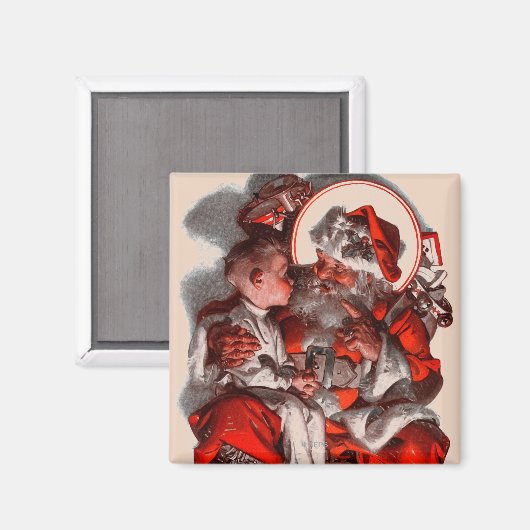 Aimant Père Noël Lap (Recto/Verso)