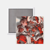 Aimant Père Noël Lap (Recto/Verso)