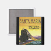 Aimant Père Noël Maria (Recto/Verso)