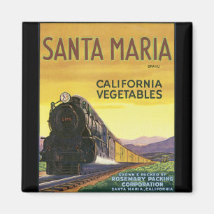 Aimant Père Noël Maria