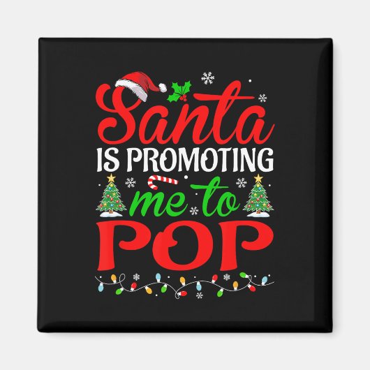 Aimant Père Noël M'Encourage À Pops Festive Noël (Devant)