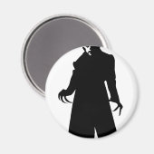 Aimant père Noël nosferatu (Recto/Verso)