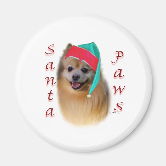 Aimant Père Noël Paws (Devant)