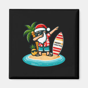Aimant Père Noël qui fait dabber Noël en juillet Été Trop