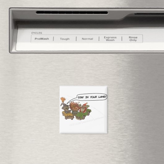 Aimant Père Noël reste dans votre file noël (In Situ (Lave-vaisselle))