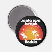 Aimant Père Noël Rosa Beach, Floride (Recto/Verso)