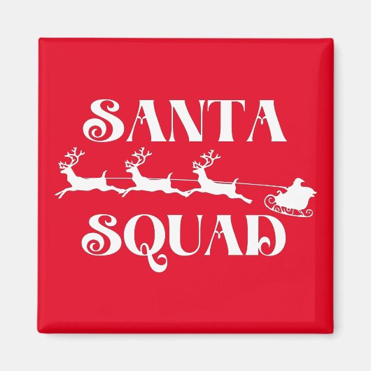 Aimant Père Noël Squad Noël (Devant)