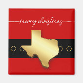 Aimant Père Noël Texas Belt Buckle Noël (Devant)