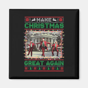 Aimant Père Noël Trump Danse Rendre Noël super moche