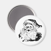 Aimant Père Noël vintage (Recto/Verso)