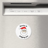 Aimant Père Noël vous juge drôle Noël (In Situ (Lave-vaisselle))