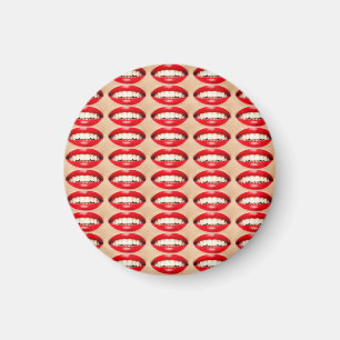 Aimant Perfect Smile Femme Fatale Pop-art
