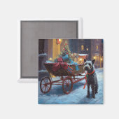 Aimant Période des Fêtes de Noël à Chesapeake (Recto/Verso)