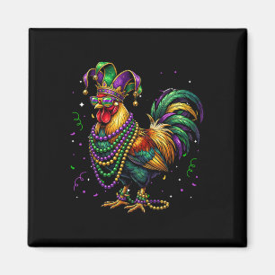Aimant Perles de poulet Carnaval Mardi Gras Agriculture A
