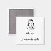 Aimant Permettez-Moi D'Étudier Cela (Recto/Verso)