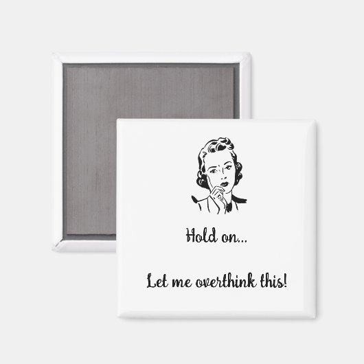 Aimant Permettez-Moi D'Étudier Cela (Recto/Verso)