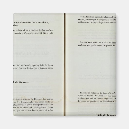 Aimant Pérou 15 (Devant)