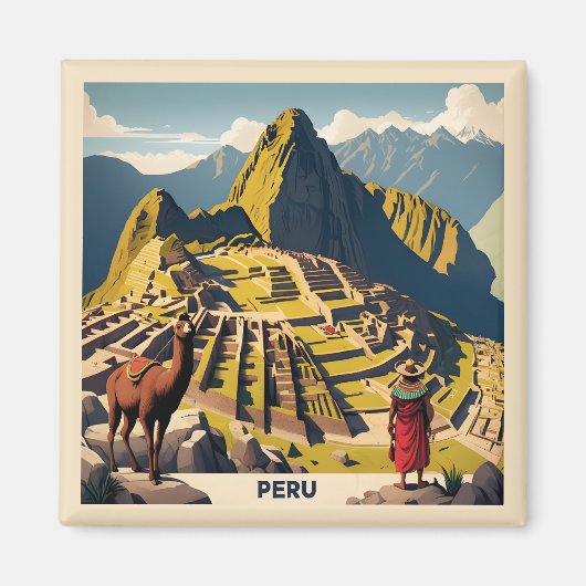 Aimant Pérou Machu Picchu (Devant)