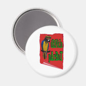 Aimant Perroquet buveur (Recto/Verso)