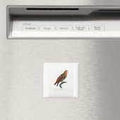 Aimant perroquet de macaw (In Situ (Lave-vaisselle))