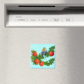 Aimant perroquets amoureux (In Situ (Lave-vaisselle))