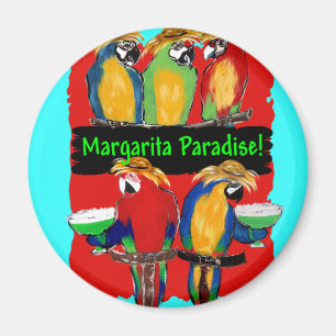 AIMANT PERROQUETS DE FÊTE