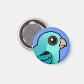 Aimant Perruche à bec turquoise (Recto/Verso)