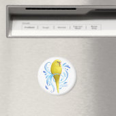 Aimant Perruche jaune (In Situ (Lave-vaisselle))