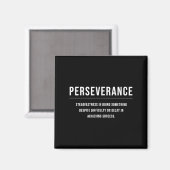 Aimant Persévérance Motivation Entrepreneur Slogan Quot (Recto/Verso)