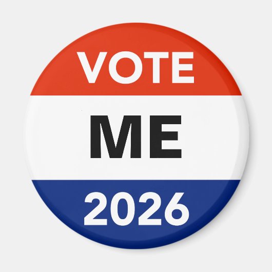 Aimant Personal Vote 2026 Midterm Election Campaign (Devant)