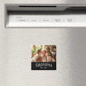 Aimant Personalize Name Grandma Est Year Photo Gift (In Situ (Lave-vaisselle))